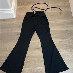 Black Women's Flared Pants